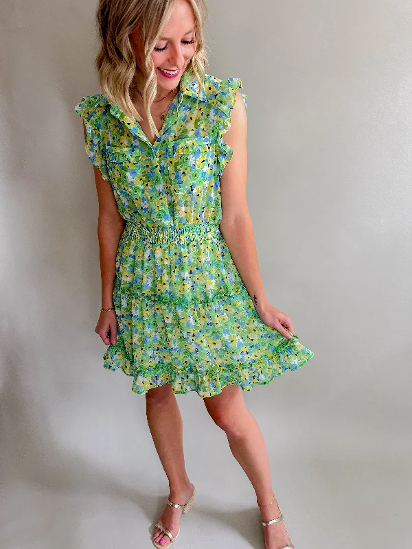 Button-Down DressThe Kates Floral Dress