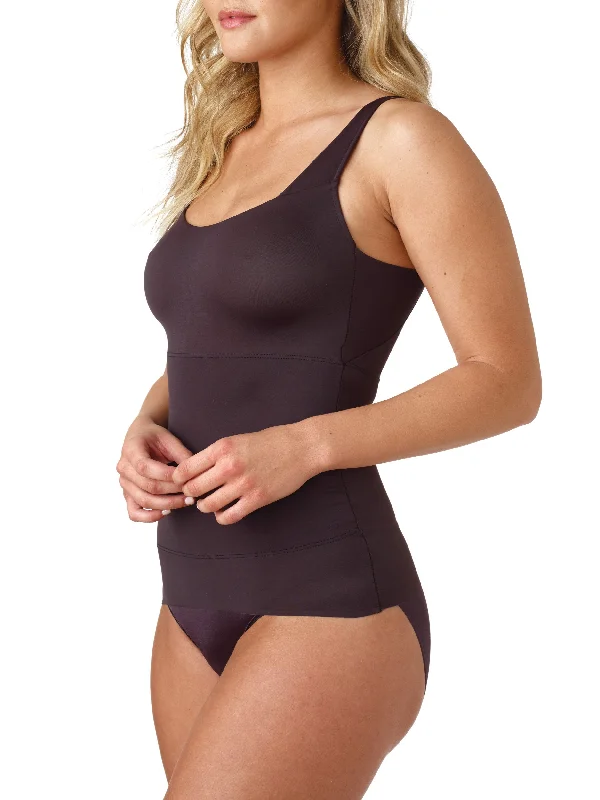 women's tops for those who appreciate subtle and muted tonesNo “Side-Show” Back Smoothing & Tummy Shaping Tank