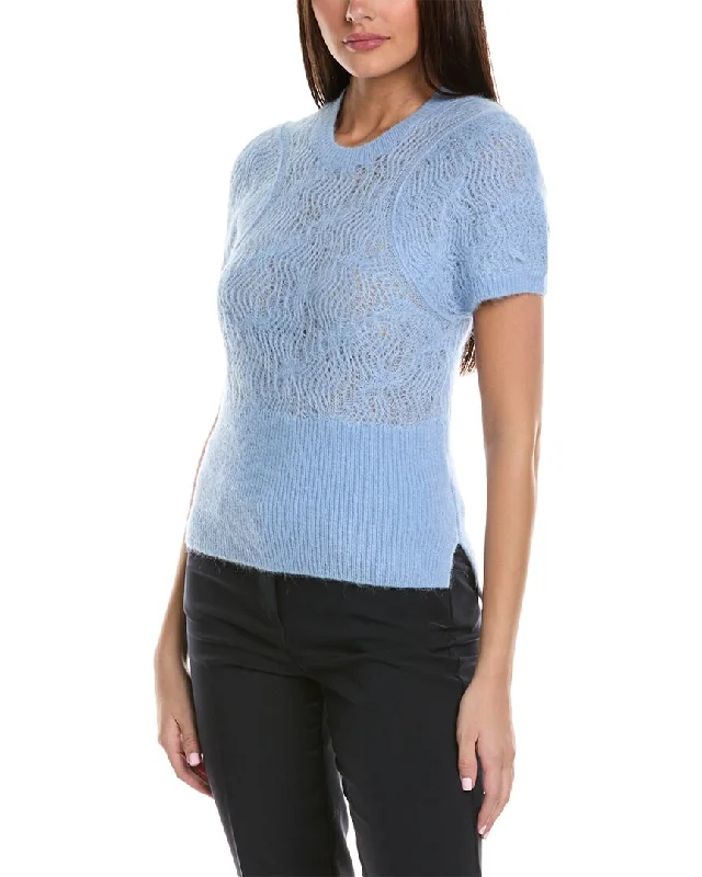 Discounted High-Quality Wool Sweaters3.1 Phillip Lim Lace Alpaca & Wool-Blend Pullover