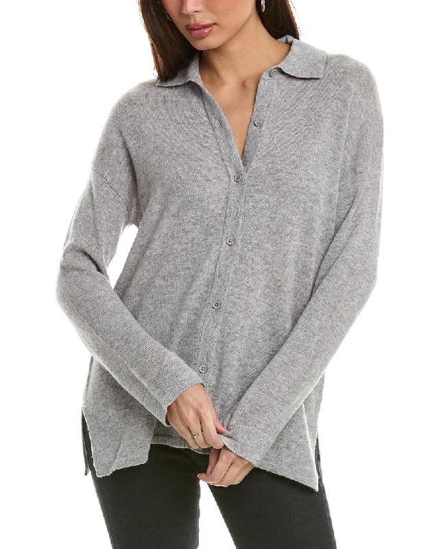 Embellished SweatersHannah Rose Wool & Cashmere-Blend Shirt