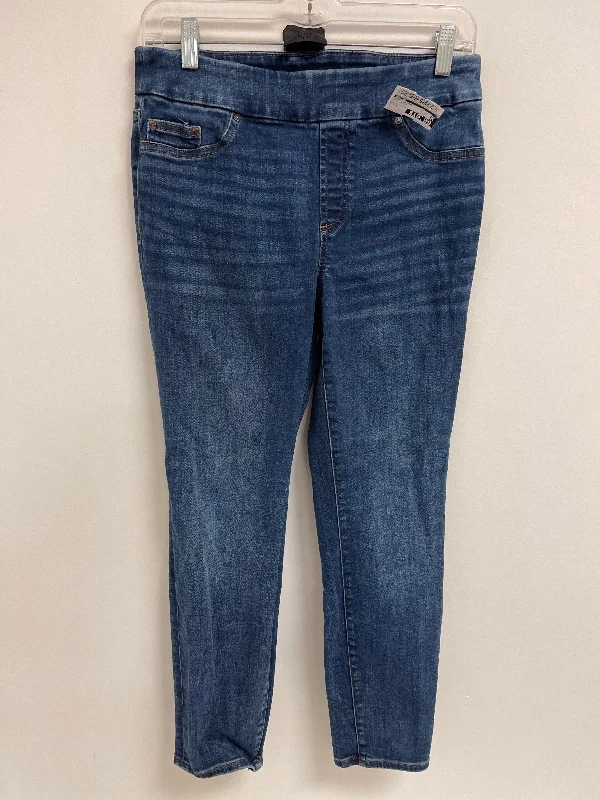 Jeans Skinny By Chicos In Blue Denim, Size: 4