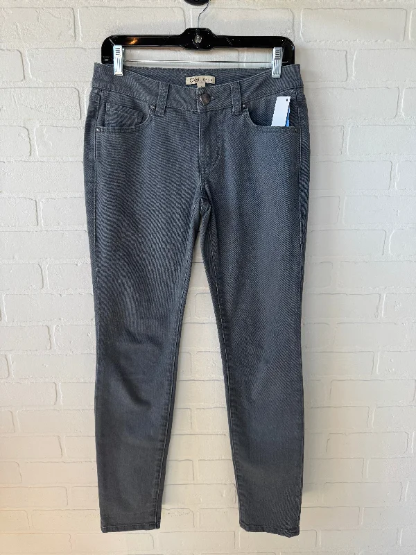 Jeans Straight By Cabi In Grey Denim, Size: 2