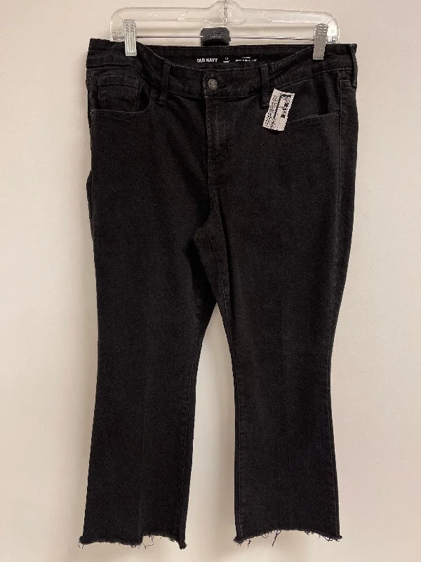 Jeans Straight By Old Navy In Black, Size: 12