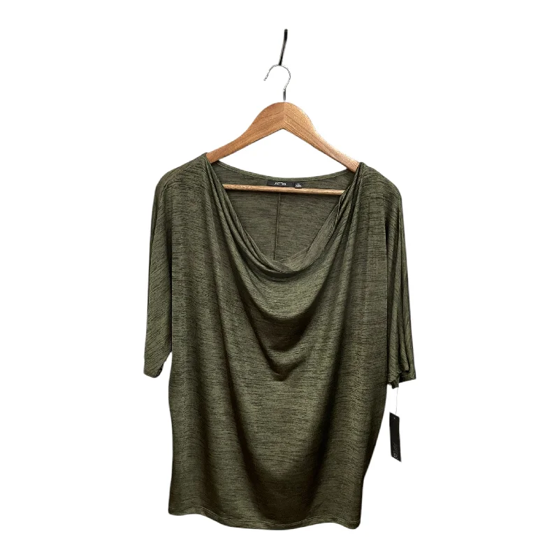 women's tops for those who want to invest in timeless piecesTop Short Sleeve By Apt 9 In Green, Size: Xl