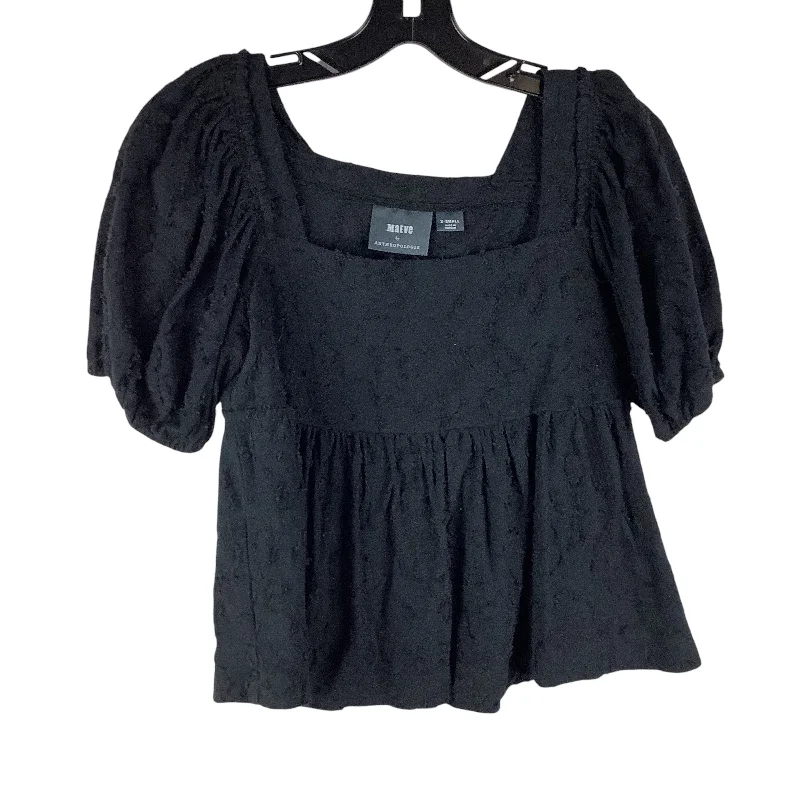 women's tops for those who want to stay cool and chic during warmer weatherTop Short Sleeve By Maeve In Black, Size: Xs