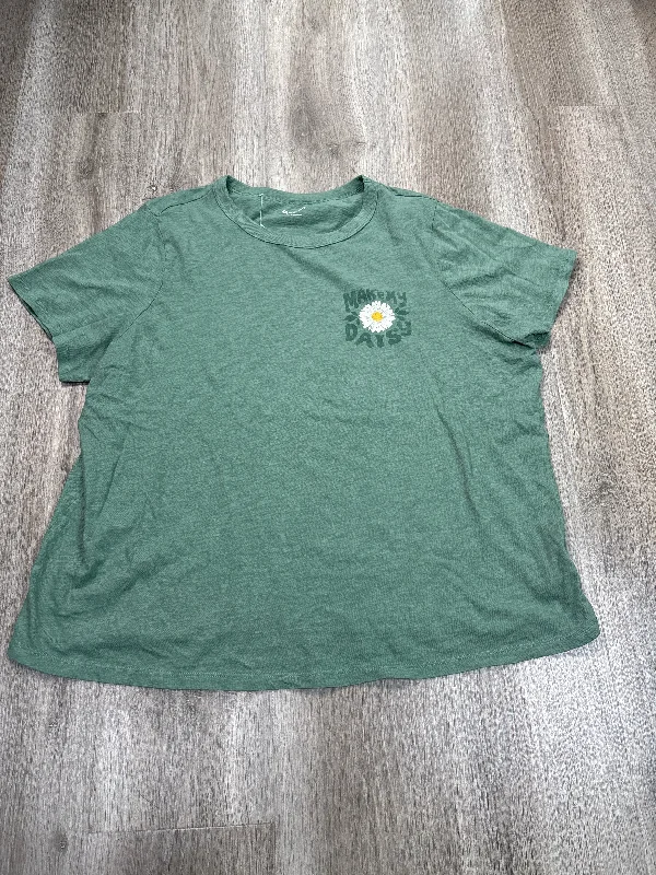 women's tops for mixing and matching with different bottomsTop Short Sleeve By Old Navy In Green, Size: Xl