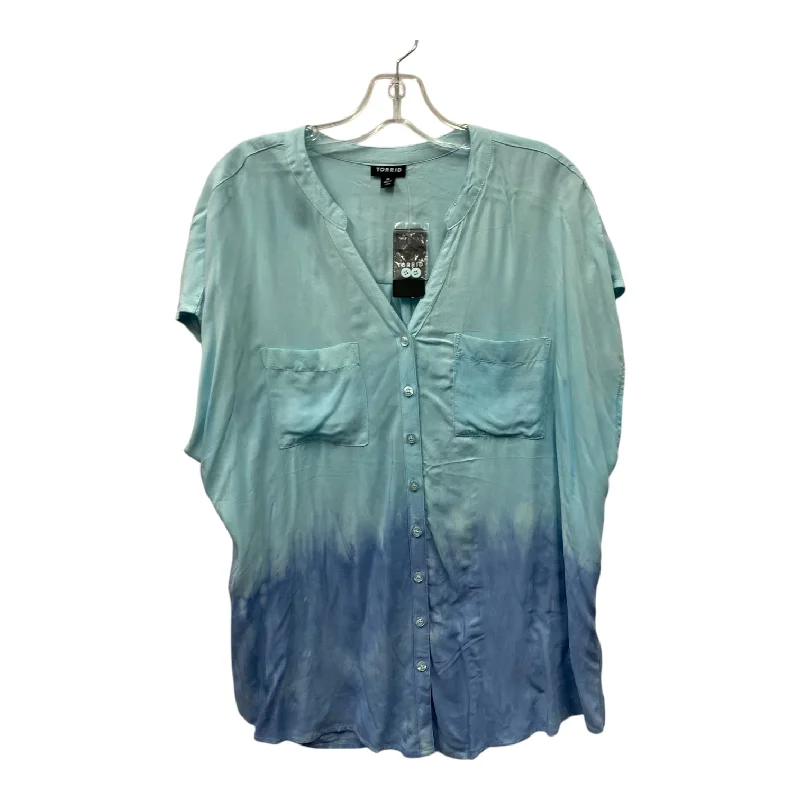 women's tops for fashion-conscious professionalsTop Ss By Torrid In Blue, Size:0